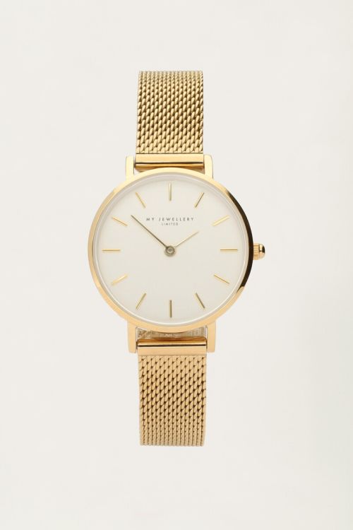 Rond horloge witte wijzerplaat