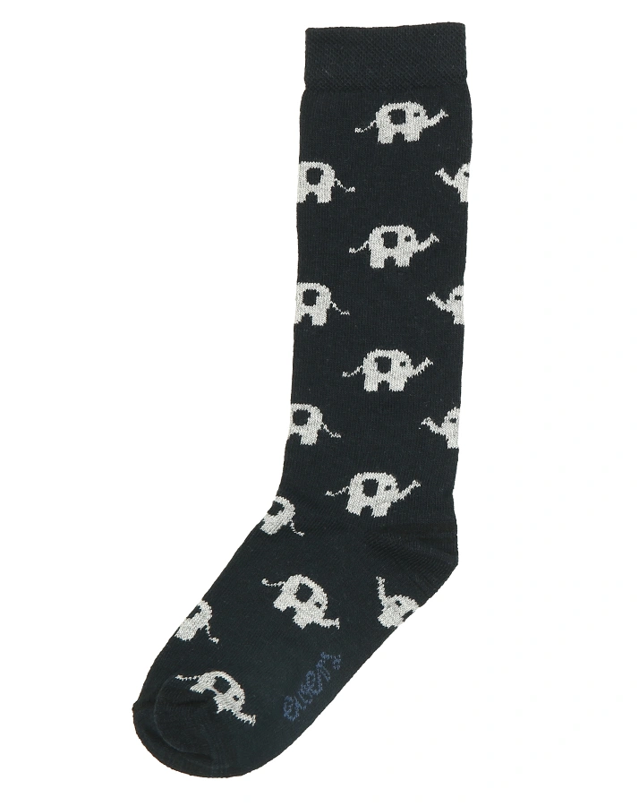 Kniestrümpfe ELEFANTEN 2er-Pack in navy