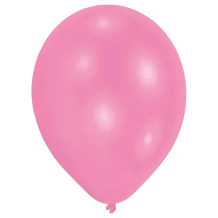 amscan Latexballons Pink, 50 Stück