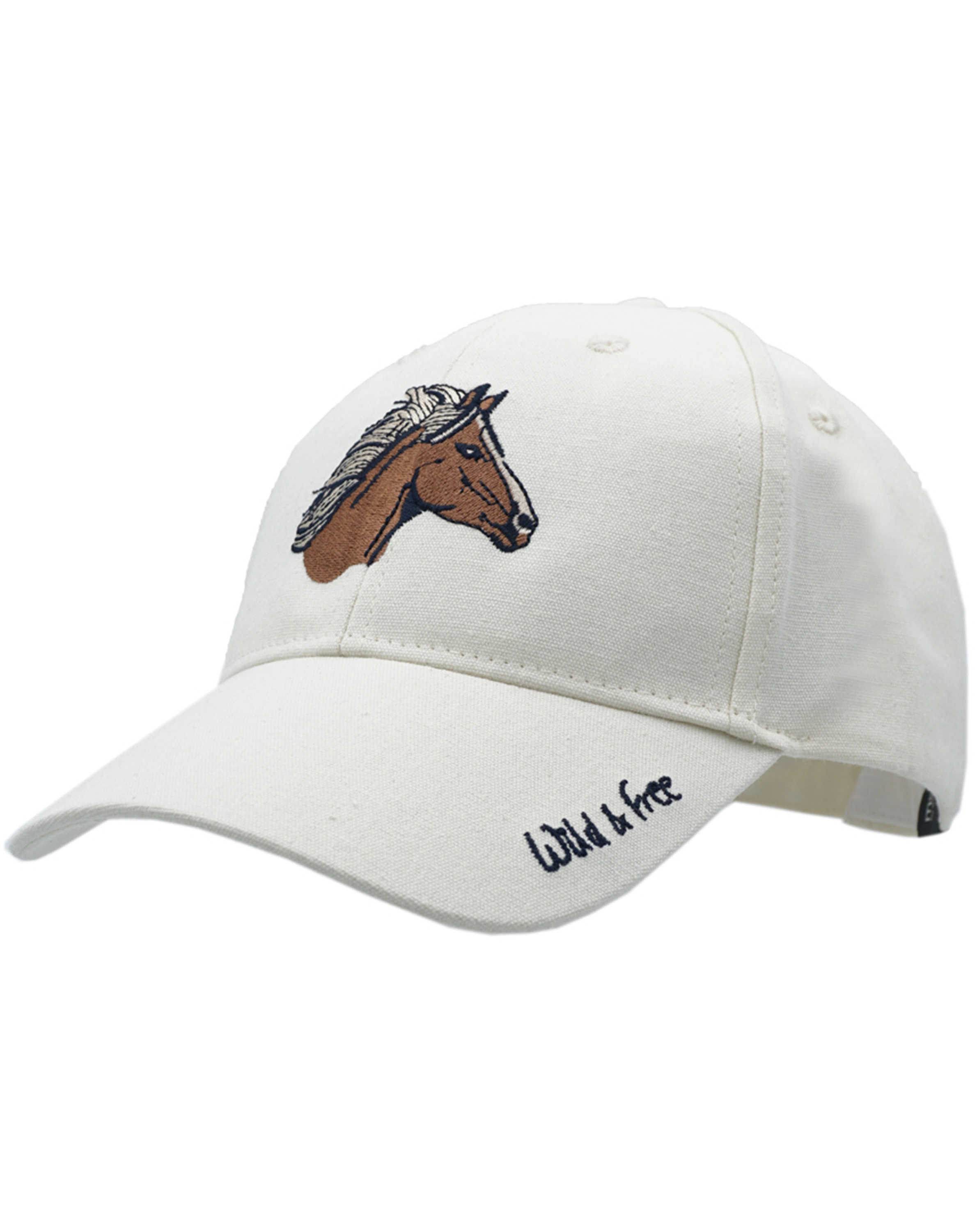 Basecap WILD HORSE in wollweiß