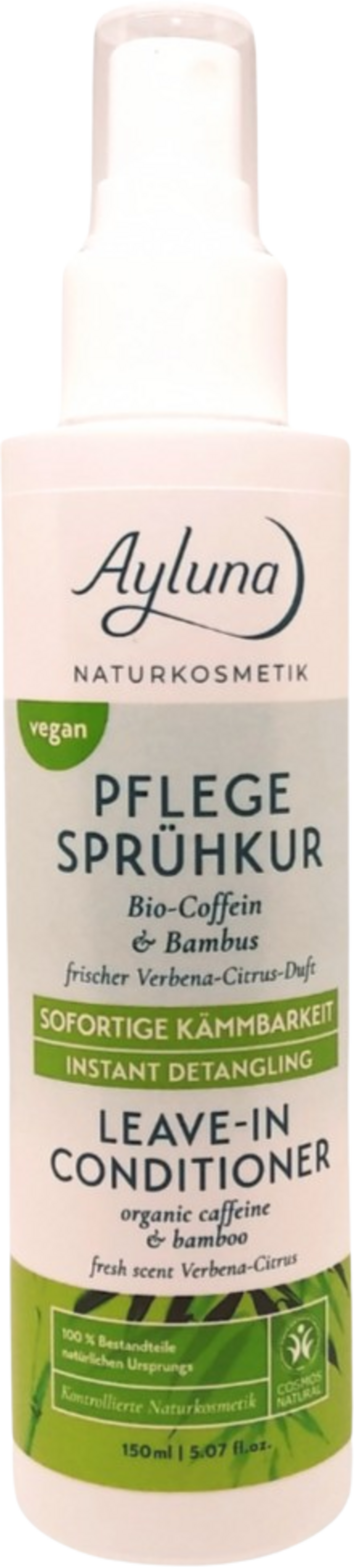 Ayluna  Pflege-Sprühkur Bio-Coffein & Bio-Bambus, 150 ml