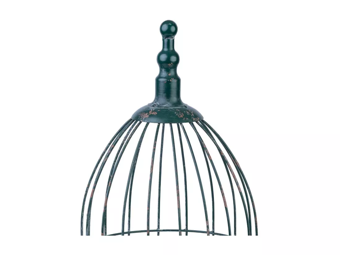 Cage décorative en métal 24,77x24,77x72,39h cm