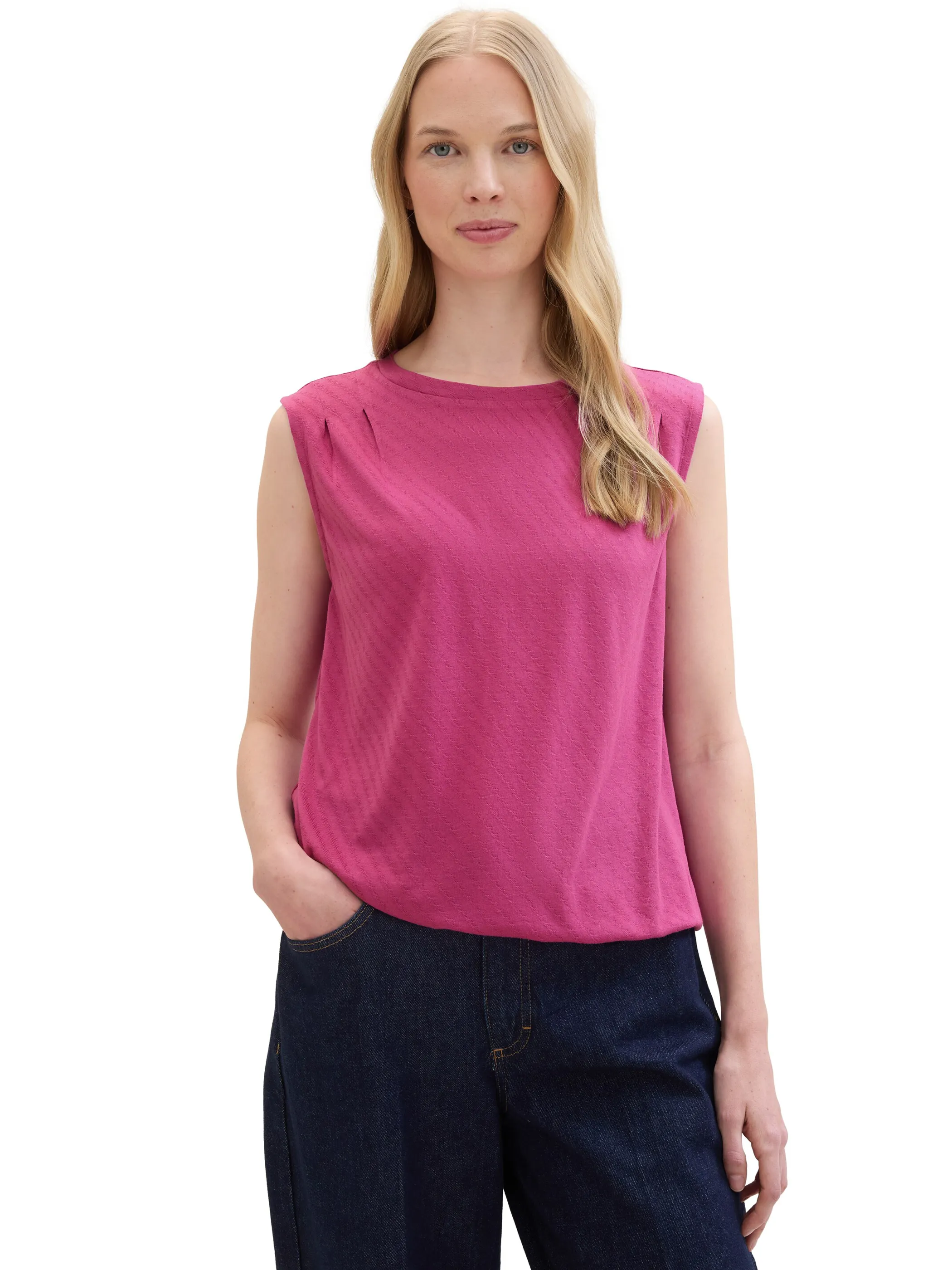 Damen Top mit Struktur