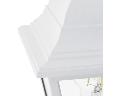 Buiten staande lamp, aluminium/glas, IP44, 1-lichts, HxB 1000x170 mm, Nissi wit
