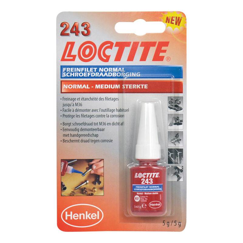 Loctite 243 draadborgmiddel 5ml