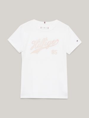 Camiseta Slim Varsity Glitter Script Logo