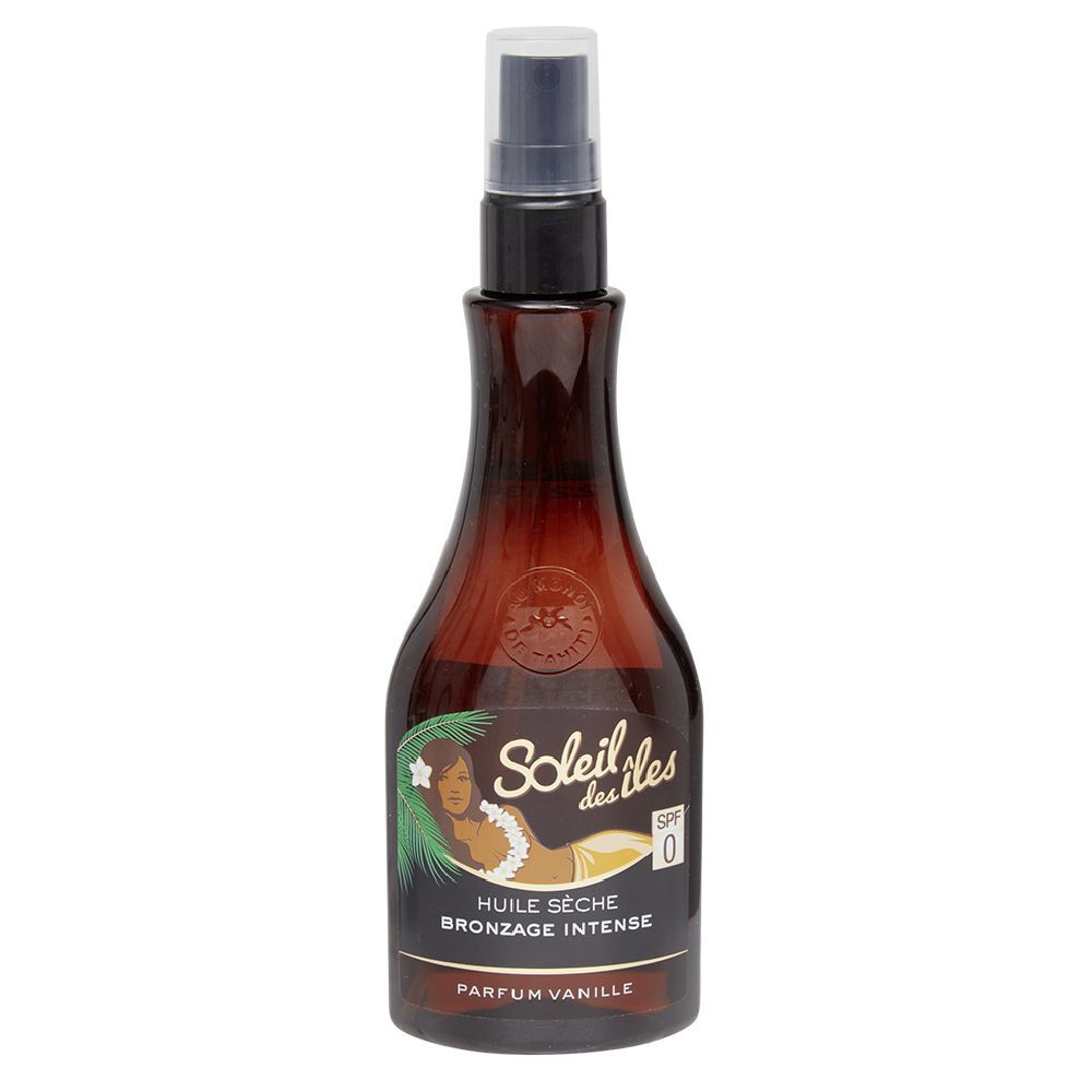 Huile sèche bronzage intense vanille 150ml