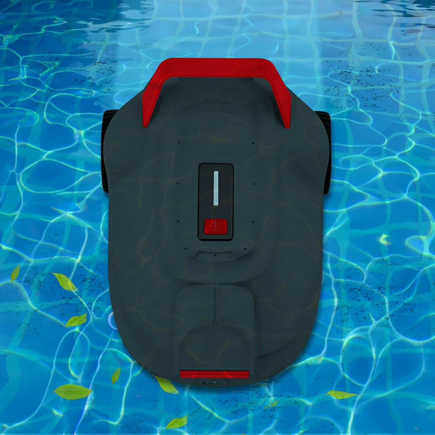 MAUK® Poolroboter Bodenreinigung Robotersauger | Li-Ion Akku - 45 W | 100 min. Laufleistung & kabellos V2