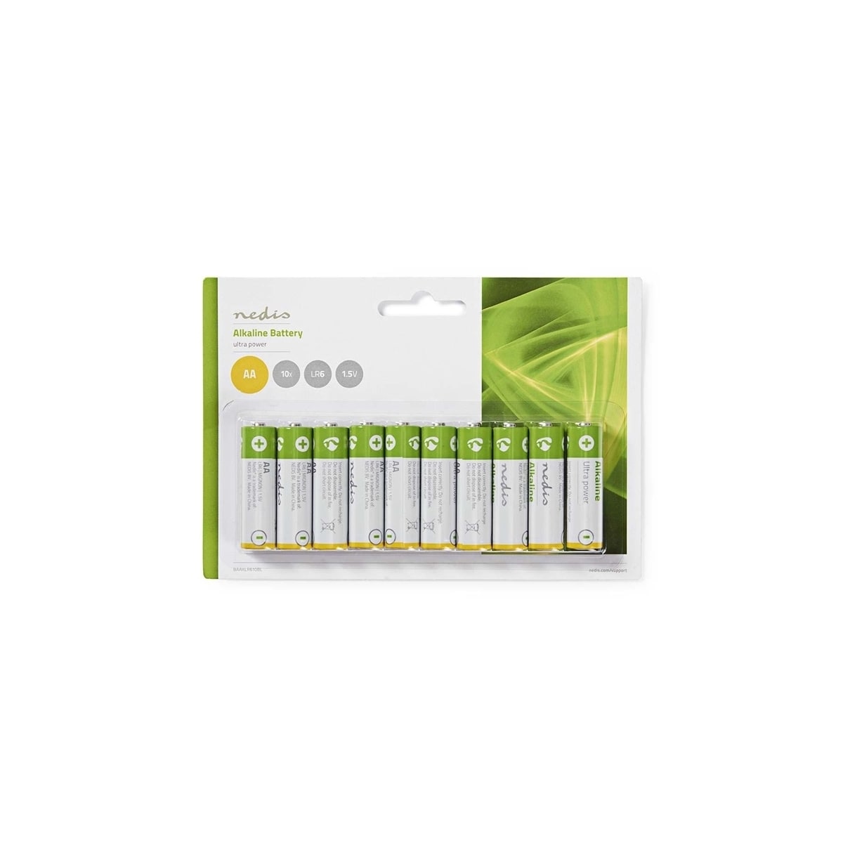 Nedis Alkaline Batteri AA | 1.5 V DC | 10-Blister