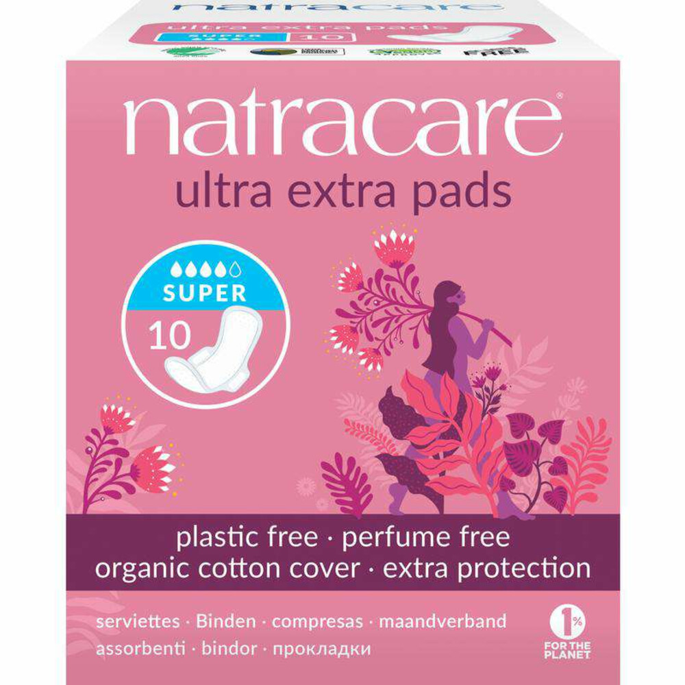Natracare Maandverband Ultra Extra Super10 stuks