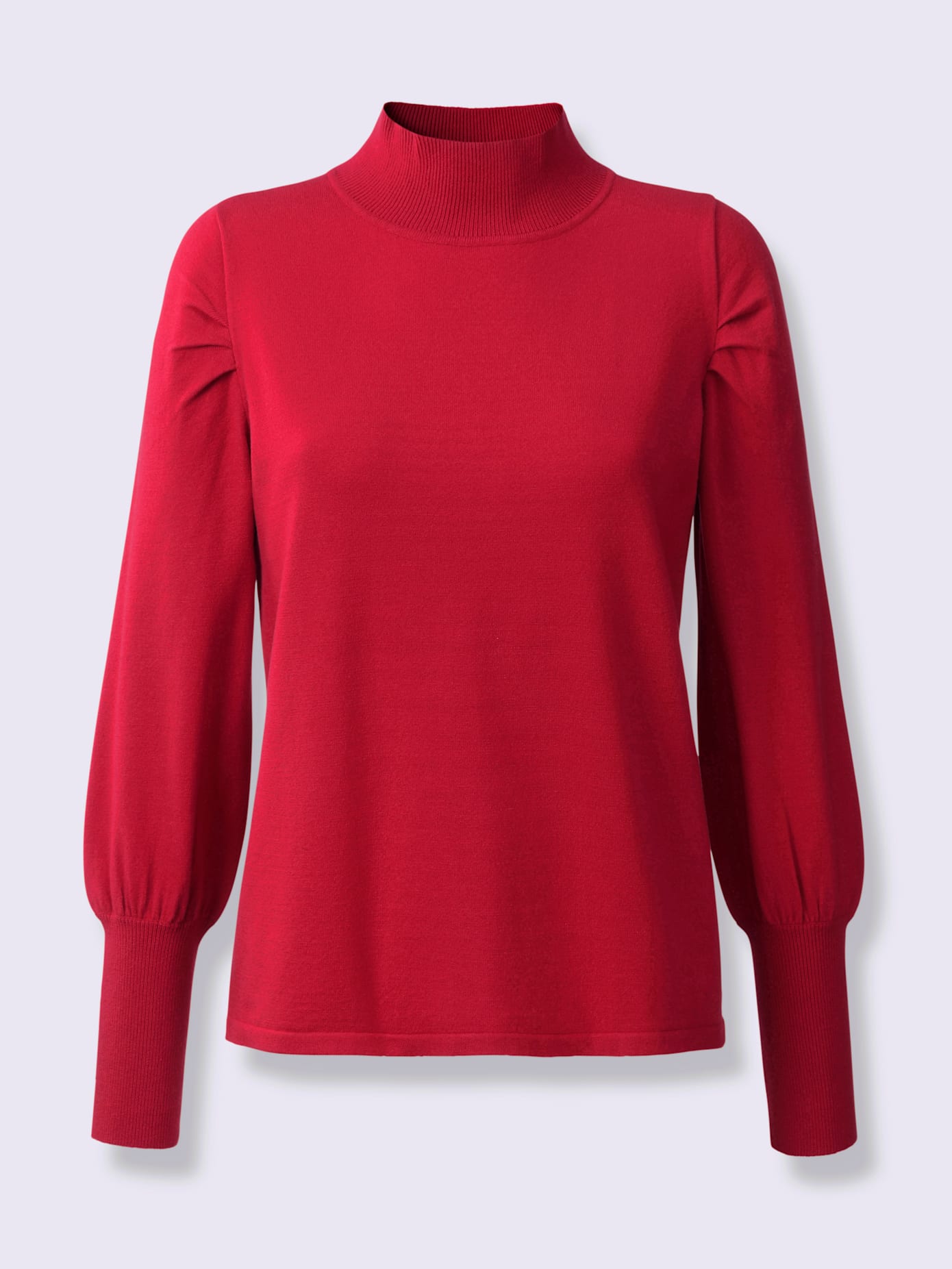Pull col montant 50% viscose