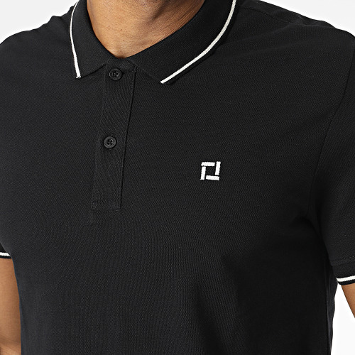 Polo Manches Courtes Fletcher Noir