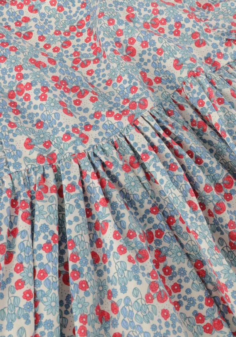 KONGES SLOJD lichtblauwe konges slojd mini jurk verbena dress