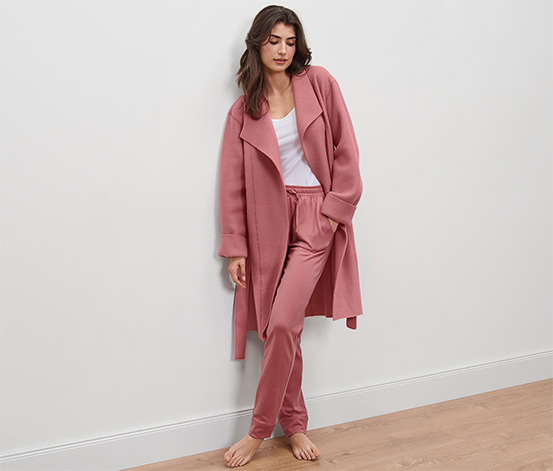 Fleece-Kuschelmantel