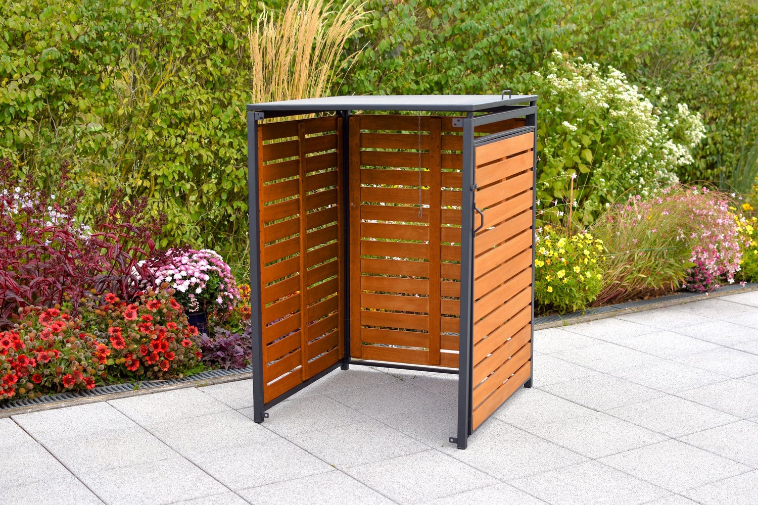 Afdekzeilverlenging, 80-120 liter, aluminium/eucalyptus