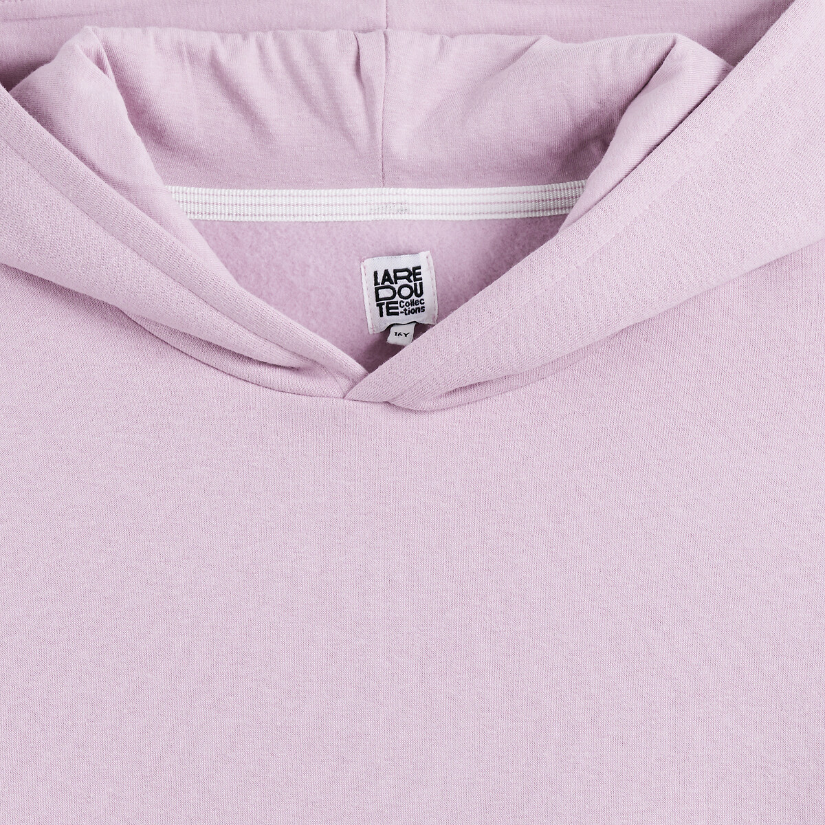COLEÇÕES LA REDOUTE<br>Moletom com capuz em blocos de cores na cor molton