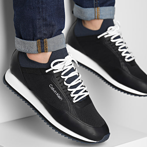 Baskets Low Top Lace Up Nylon 0921 Black Navy