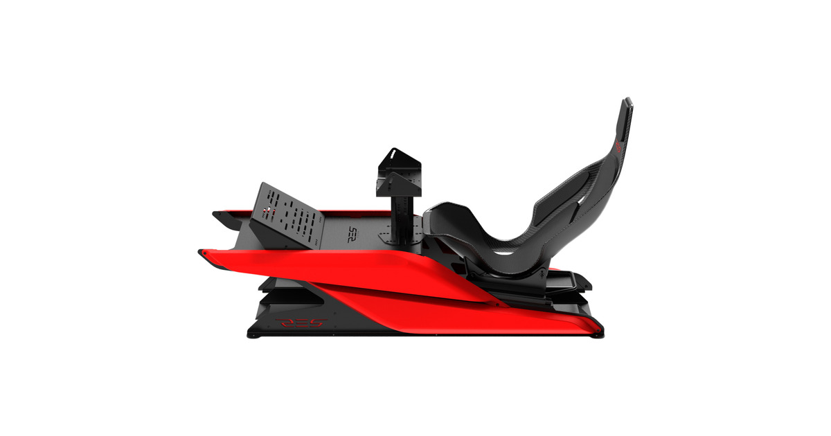 Res-TechX1 Cockpit racing simulator  (Zwart/rood)