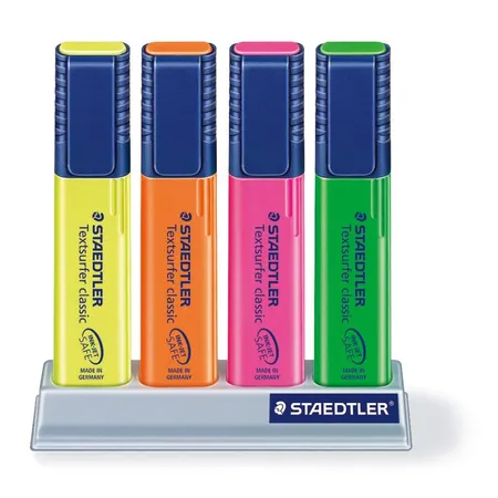 STAEDTLER® Textmarker Textsurfer classic 4 Stück im Butler