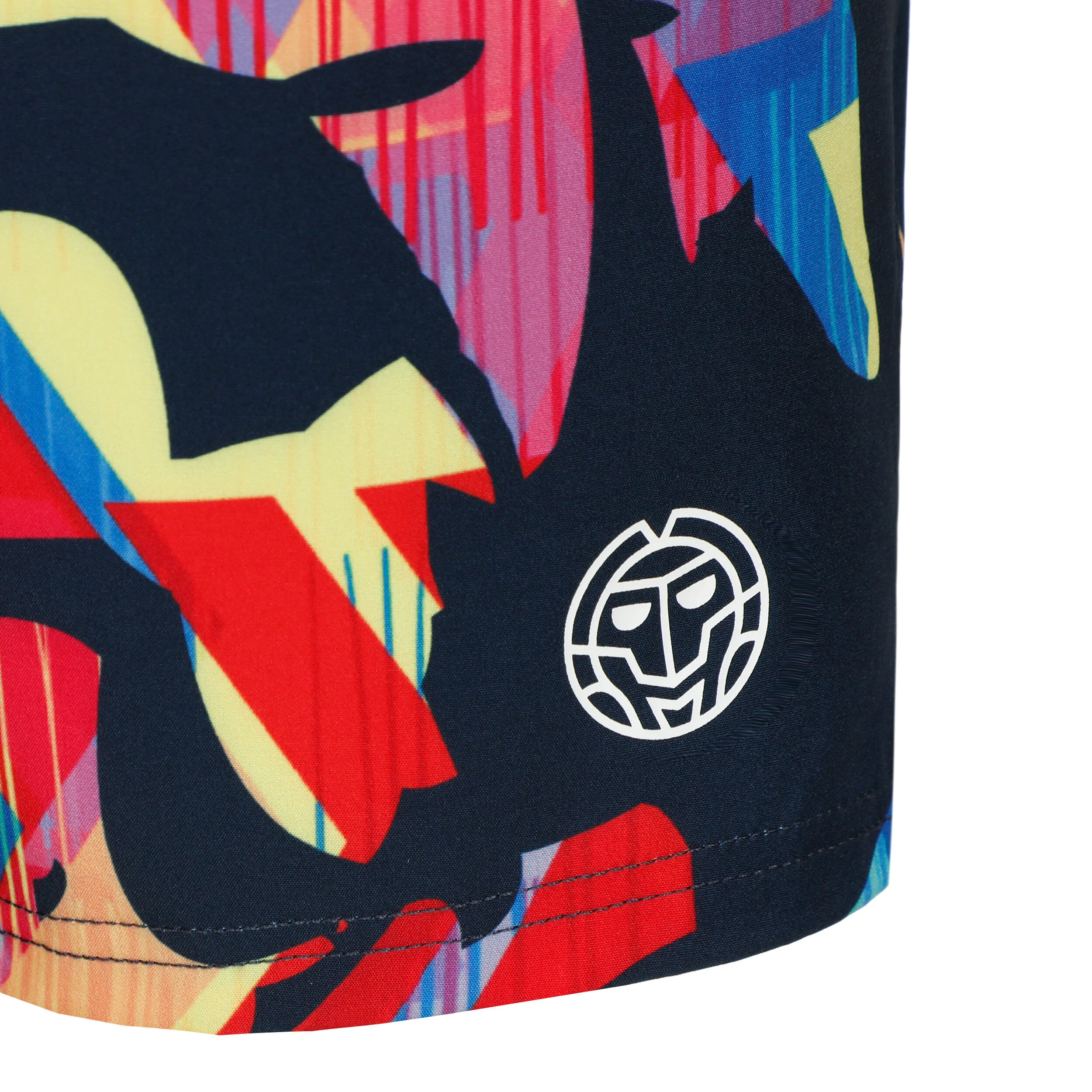 BIDI BADU Wild Arts 7 Inch Shorts Hommes - Bleu Foncé , Multicouleur