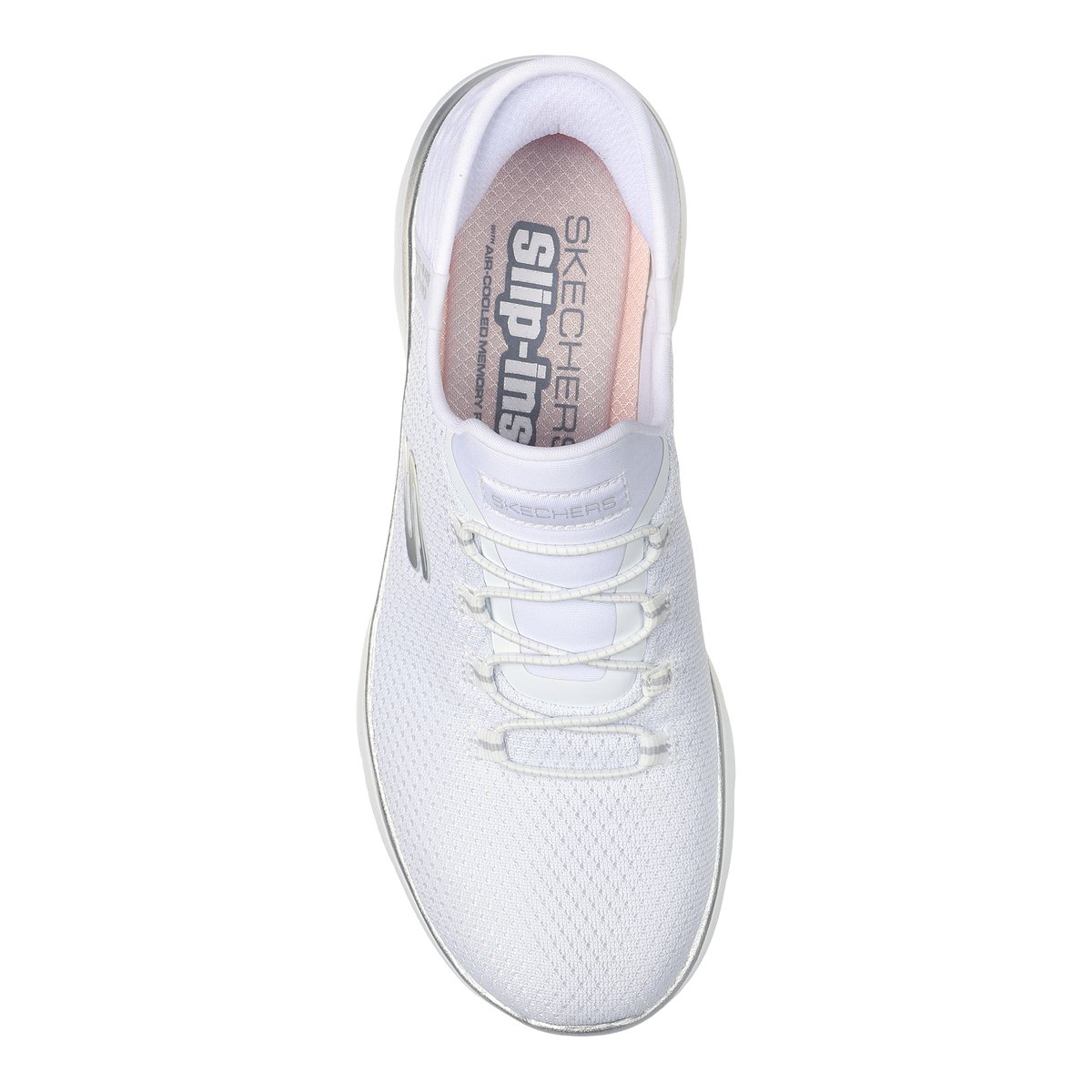 2X les points-Summits2-l-Baskets - Talon plat - Autre Blanc