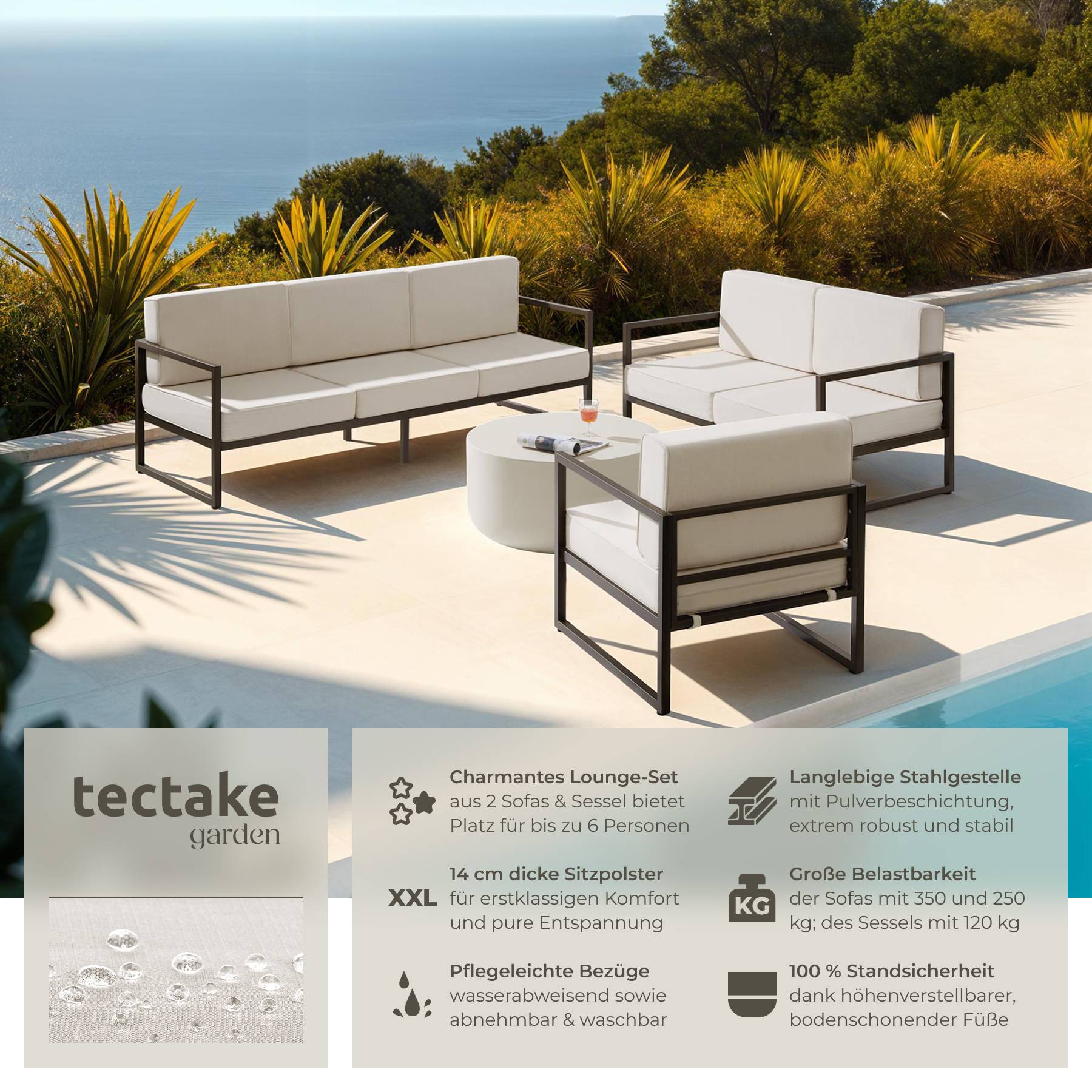 Garten-Loungeset Comosa