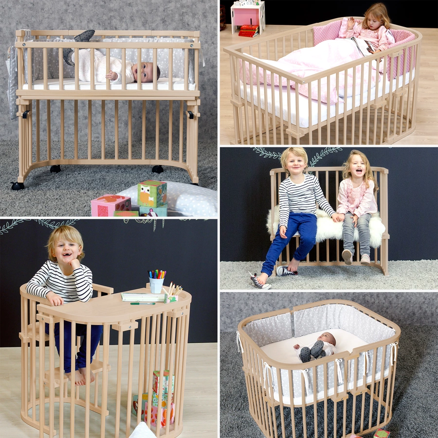 babybay Beistellbett Maxi natur unbehandelt