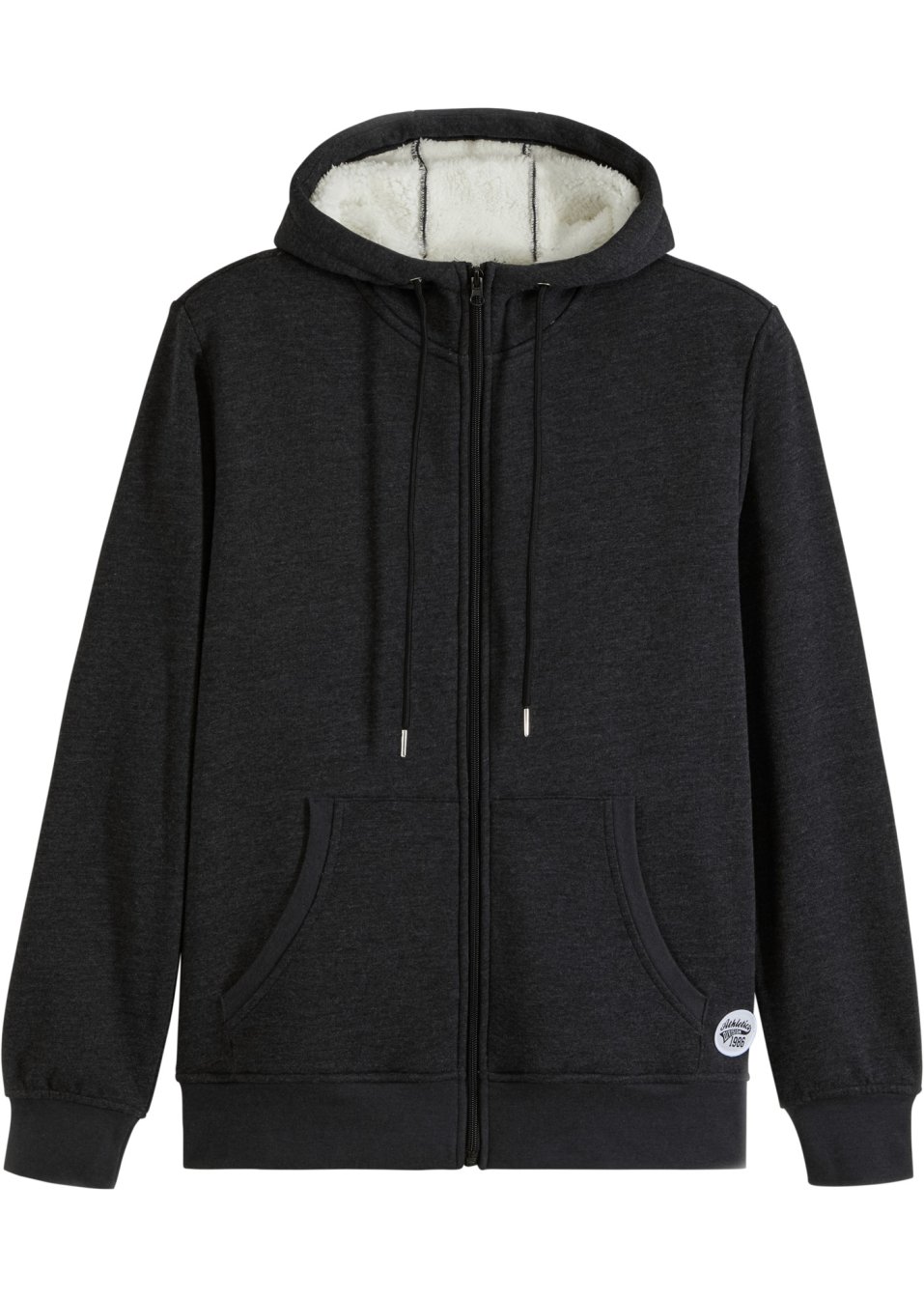 Gilet sweat thermo avec doublure peluche