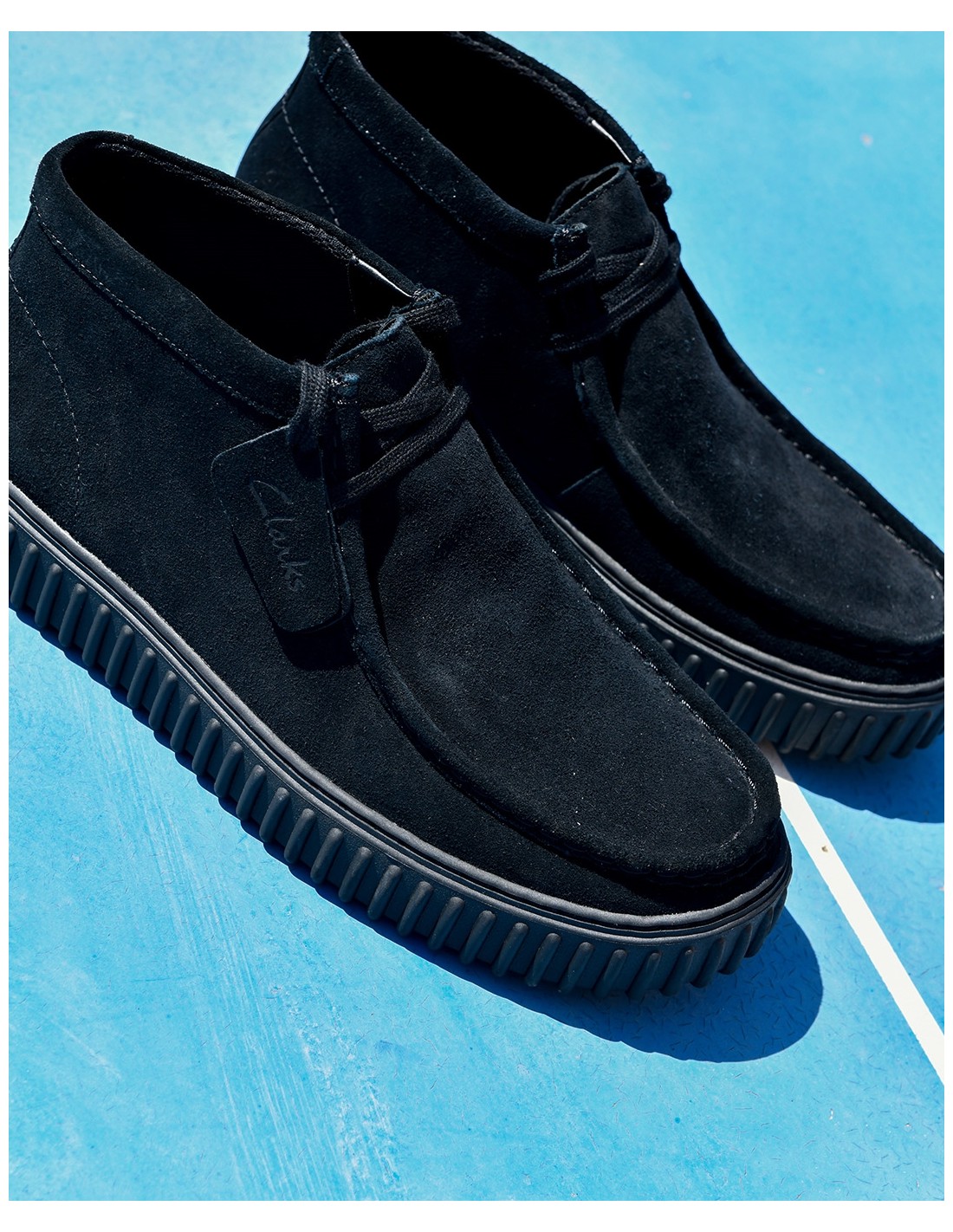 clarks Derbies homme torhill hi black sde