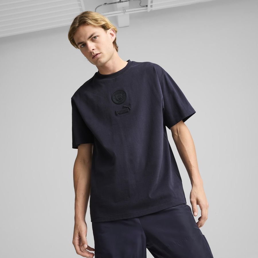 Manchester City T-Shirt ftblMonochrome - Bleu Marine