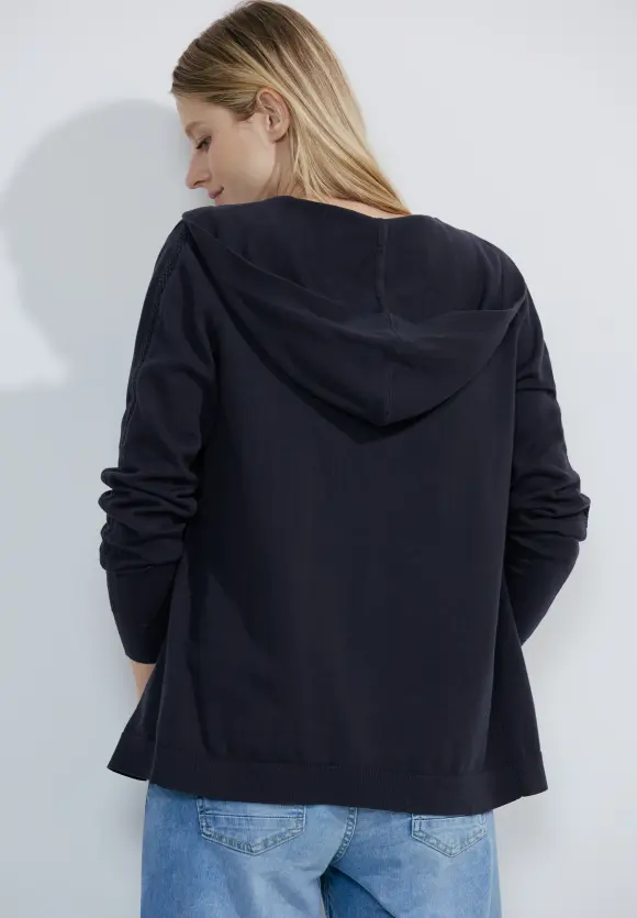 Offener Basic Cardigan - universal blue
