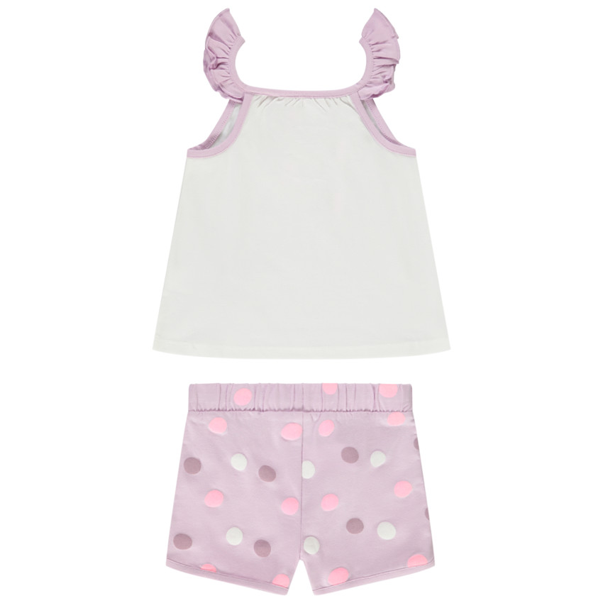 Ensemble débardeur et short Minnie  pour bébé fille