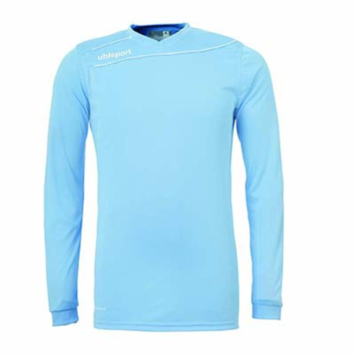Camiseta Stream 3.0 Uhlsport Azul Claro/Branca Tamanho M