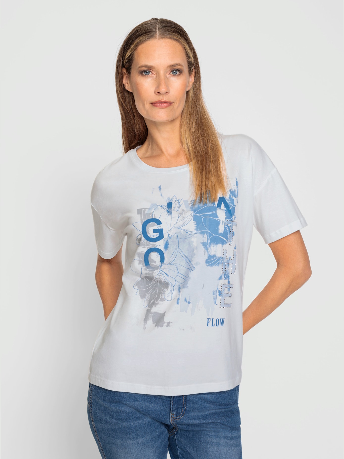 T-shirt joli imprimé devant