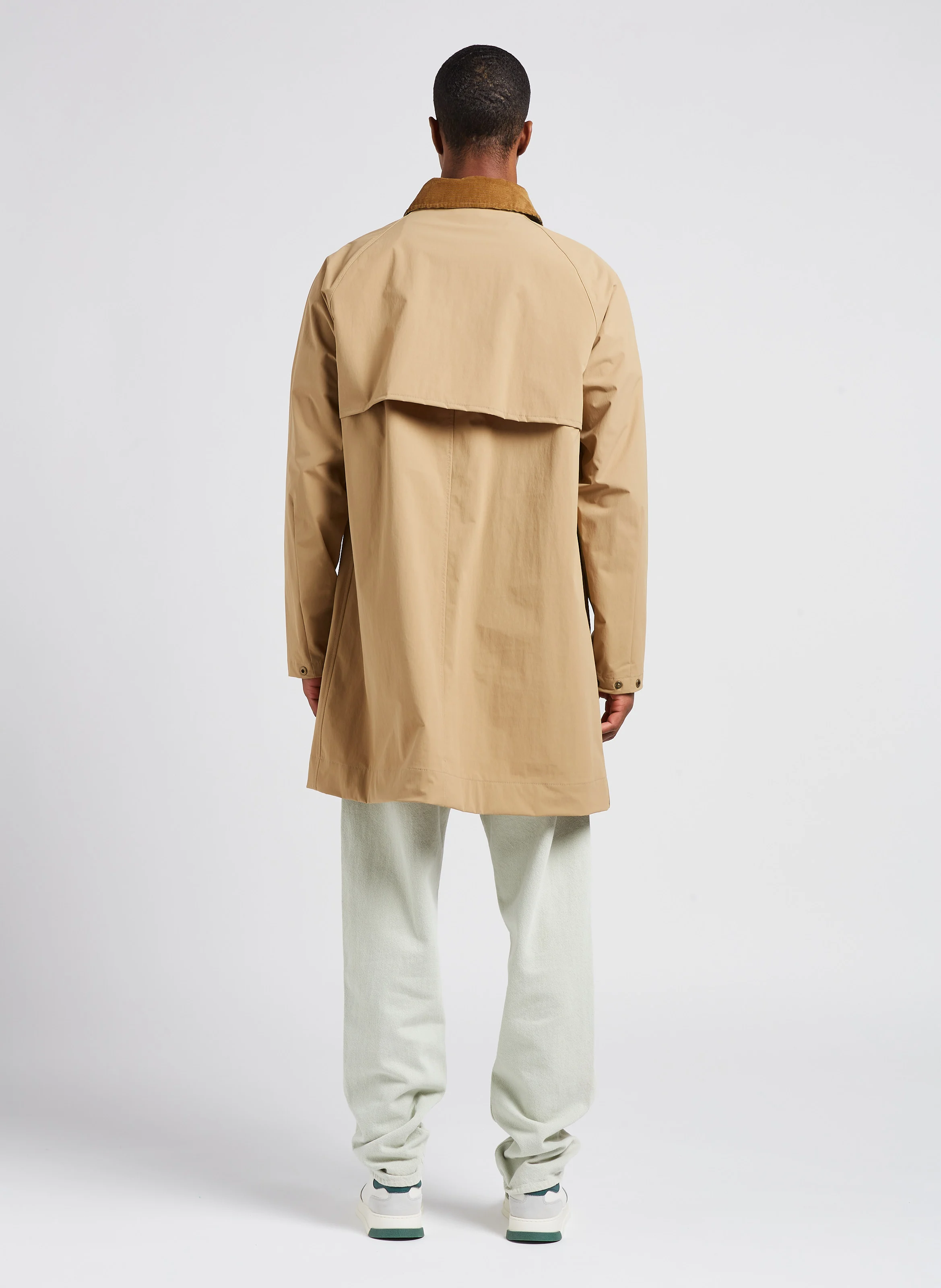 ASHI - Imperméable col classique| Marron
