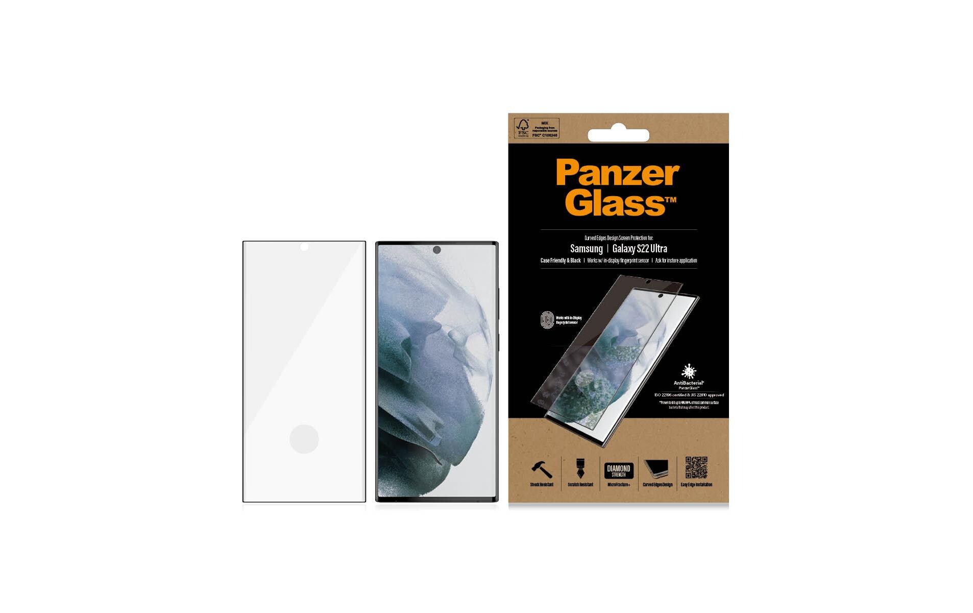 Displayschutz Case Friendly Fingerprint Galaxy S22 UltraDisplay-Schutzfolie für das Samsung Galaxy S22 Ultra
