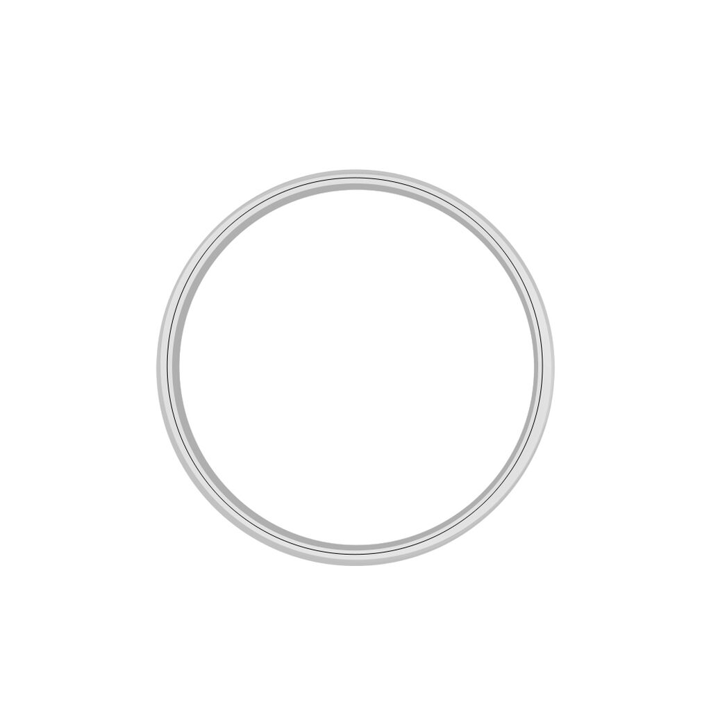 Alliance Padarge Ruban Plat Palladium Blanc