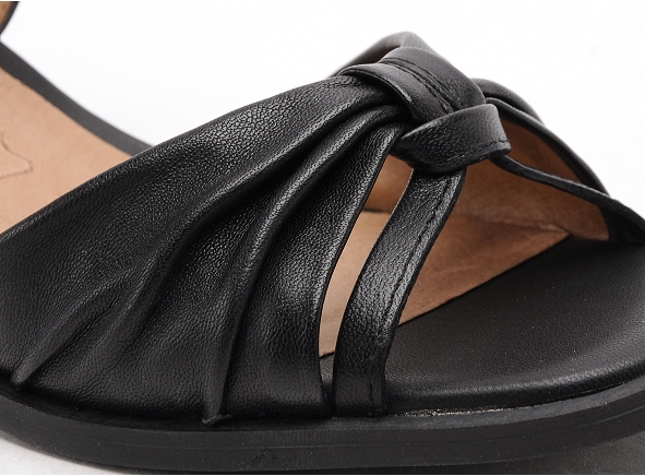 Caprice nu pieds talons femme 28213 noir