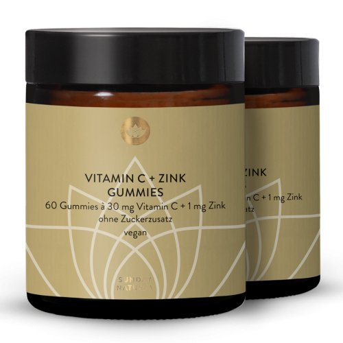 Sunday Natural Products  Vitamin C + Zink Gummies