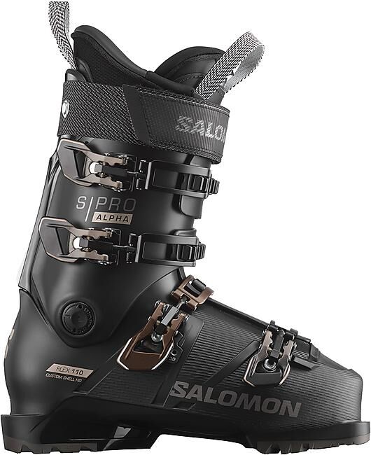 SALOMON - CHAUSSURES SKI PISTE S/PRO ALPHA 110 BLACK TITANIU