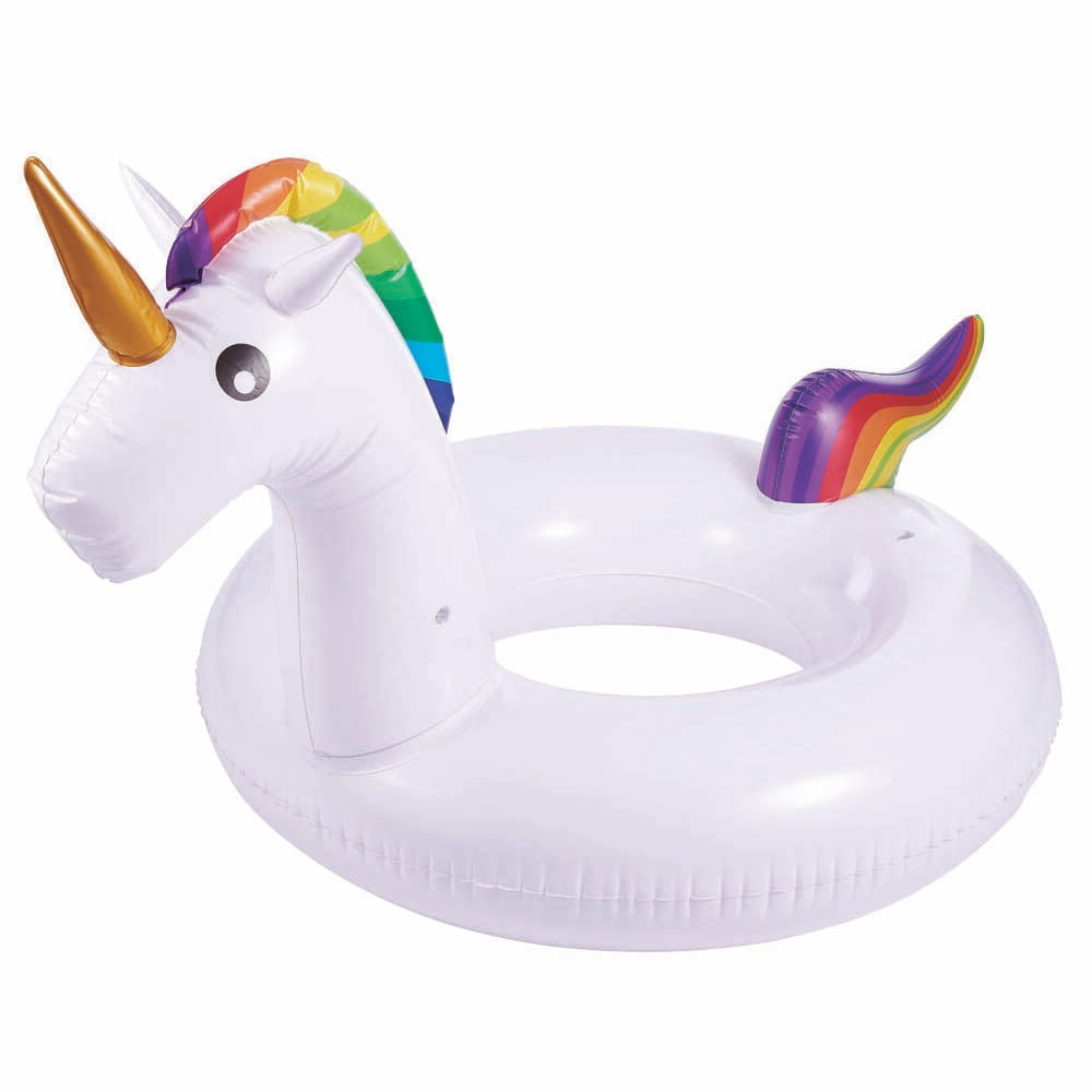 Bouée gonflable forme licorne