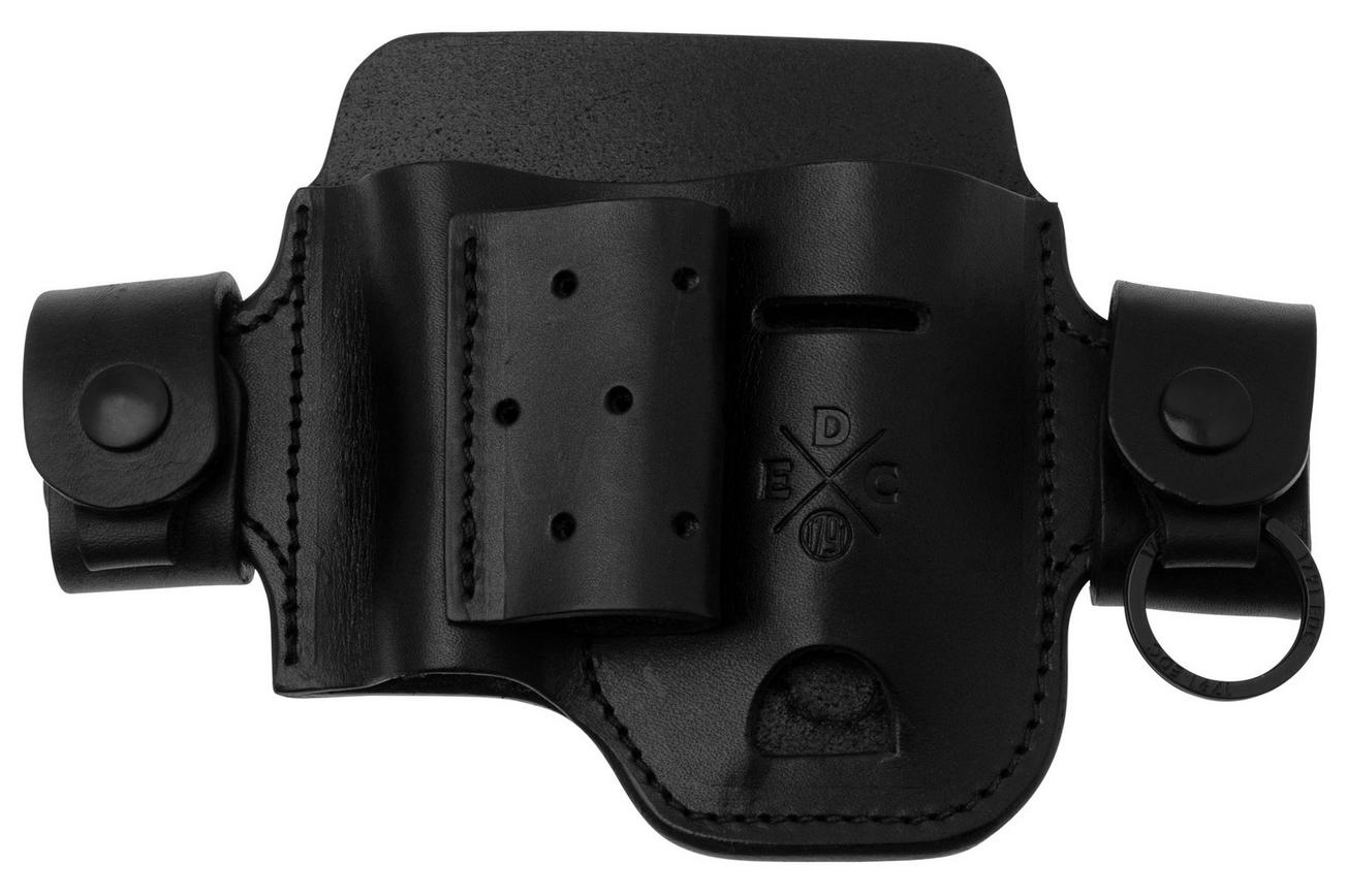 1791 EDC Heavy Duty Action-Snap Large Flex Tool Organizer EDC-HD-AS-LF-BLK-A Black, lederen riemholster