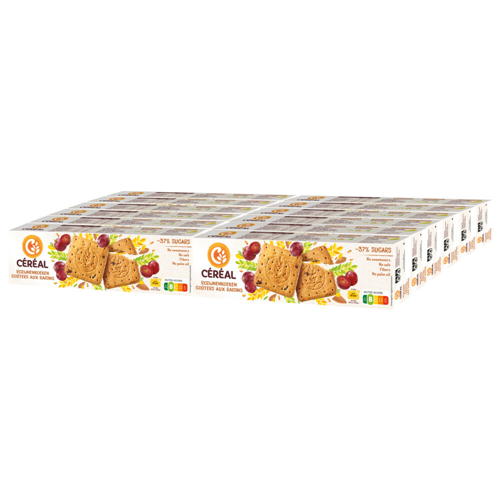 12x Céréal Rozijnenkoeken 360 gr