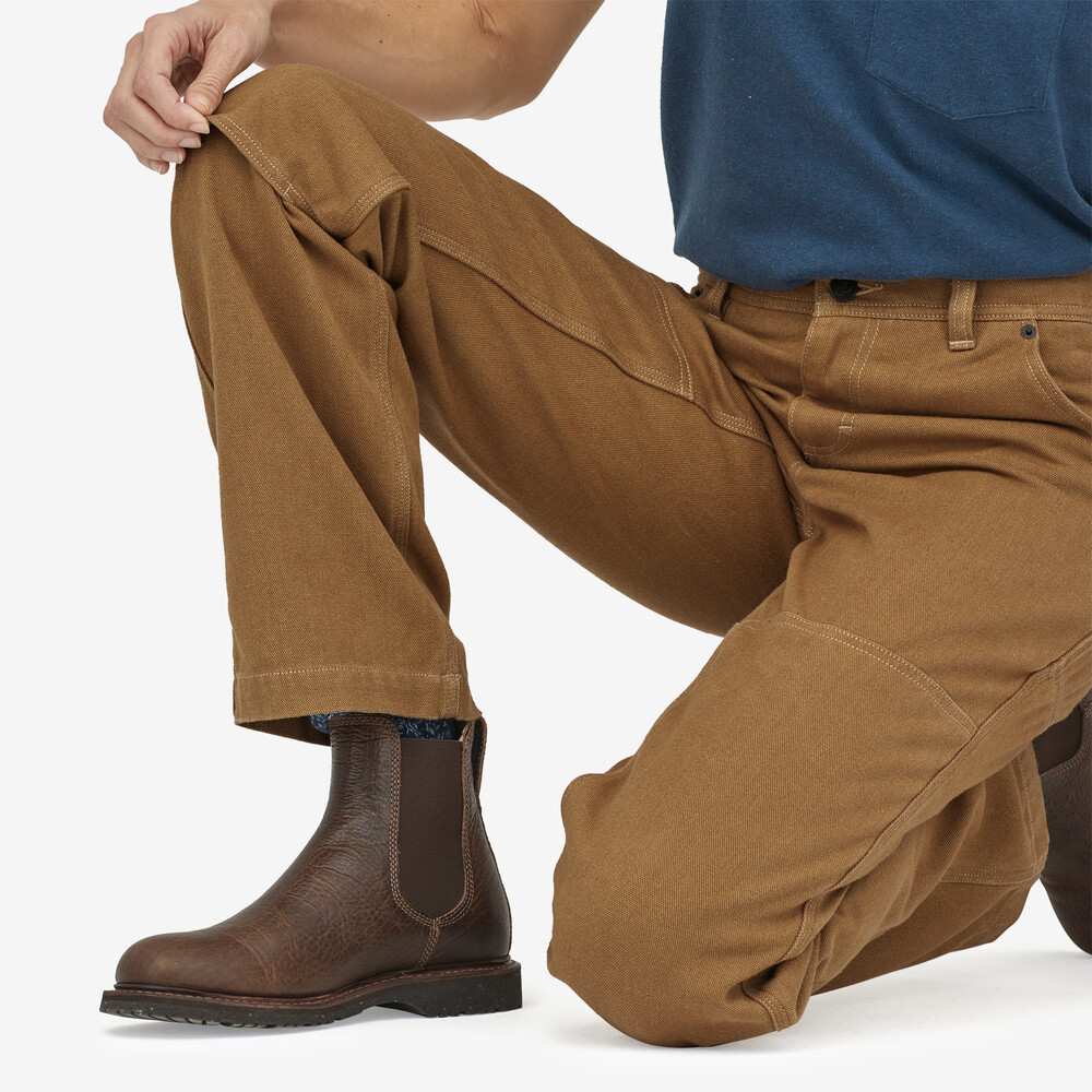 Iron Forge Damen-Hose aus Hanf-Canvas mit doppeltem Knie – Kurz