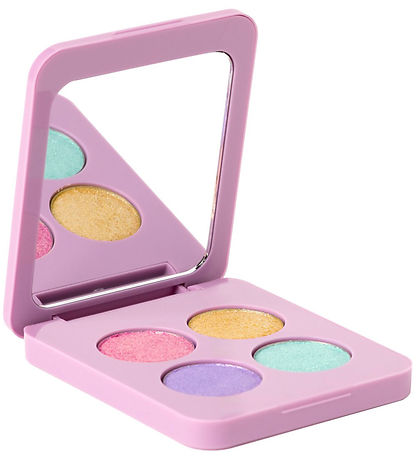 Rosajou Lidschatten - Vegan - Rosa/Gelb/Lila/Grün