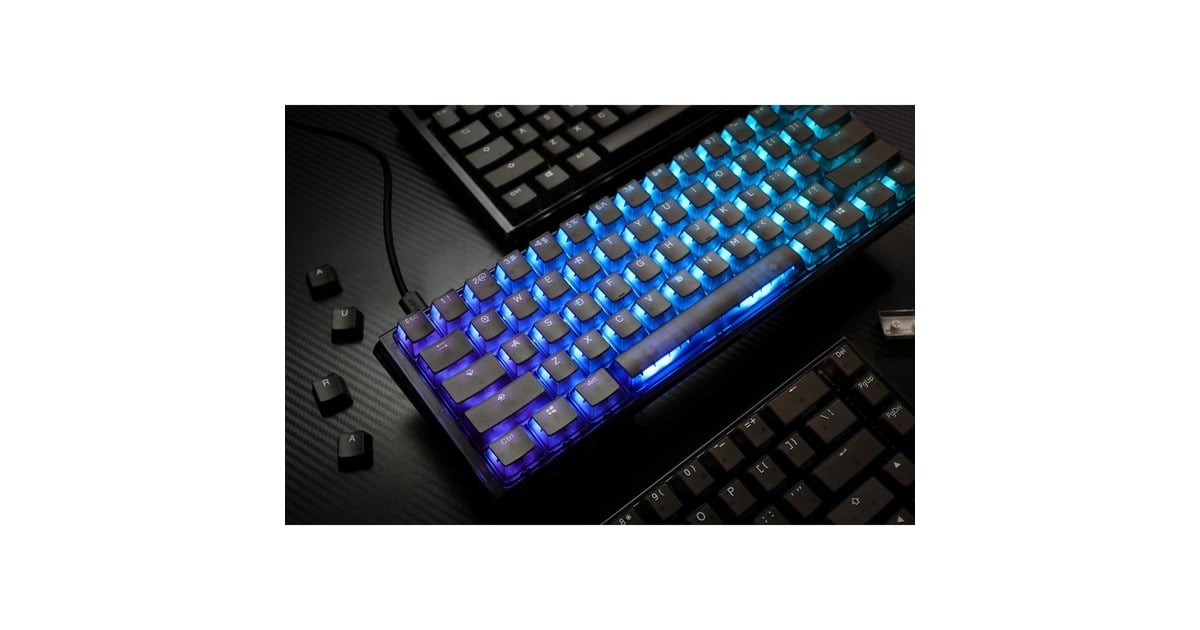 DuckyOne 3 Mini Aura, toetsenbord  (Zwart, US lay-out, Cherry MX Brown, 60%, ABS Double Shot, hot swap)