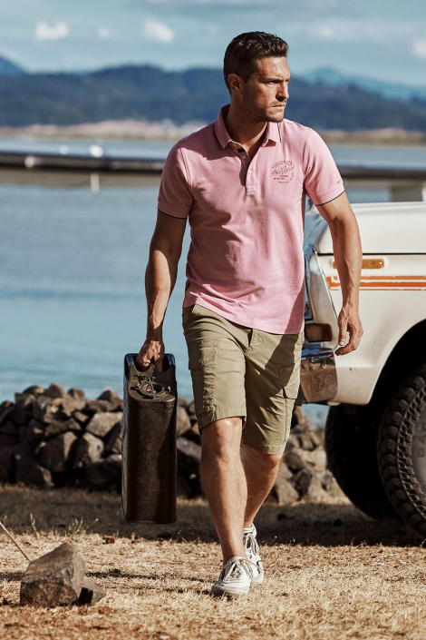 PME legend roze heren polo