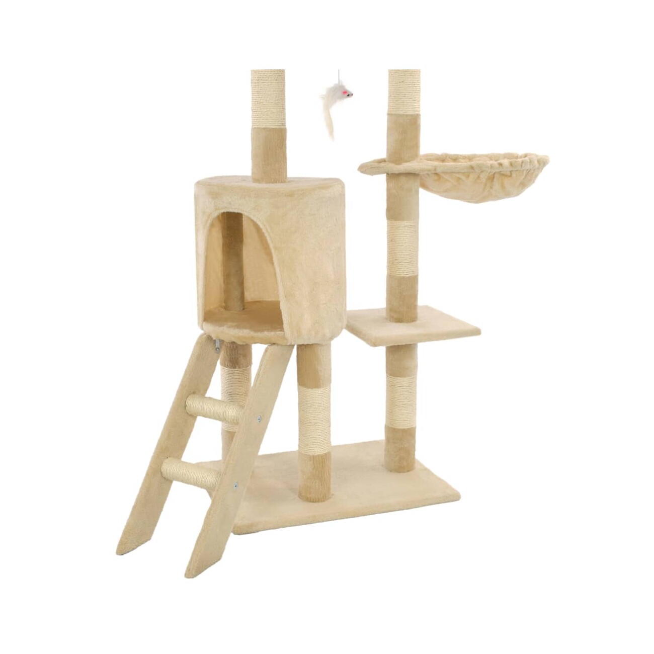 VidaXL Kratzbaum 138cm beige