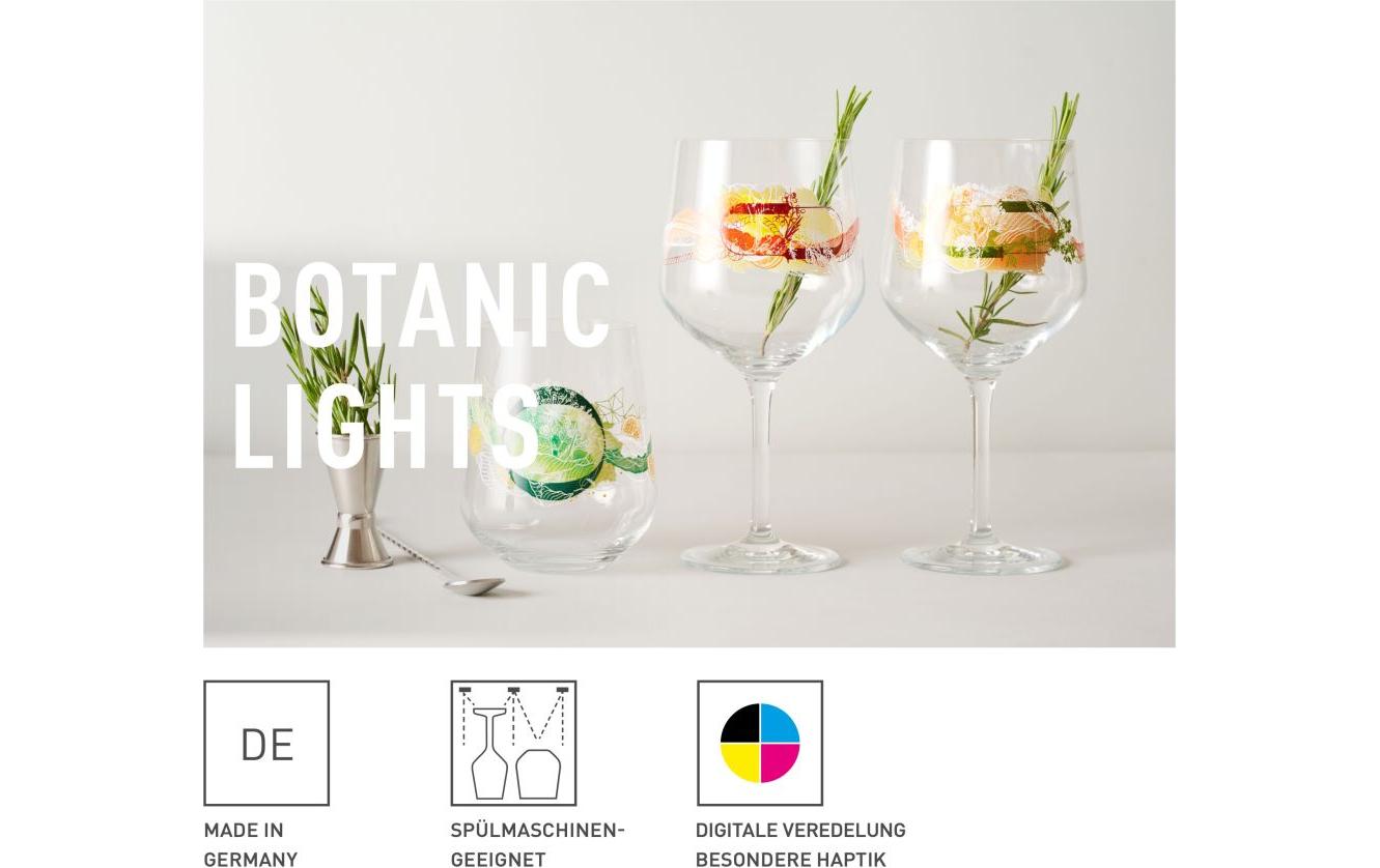 Cocktailglas Botanic Lights 720 ml, 2 Stück, TransparentGin Kelch Set