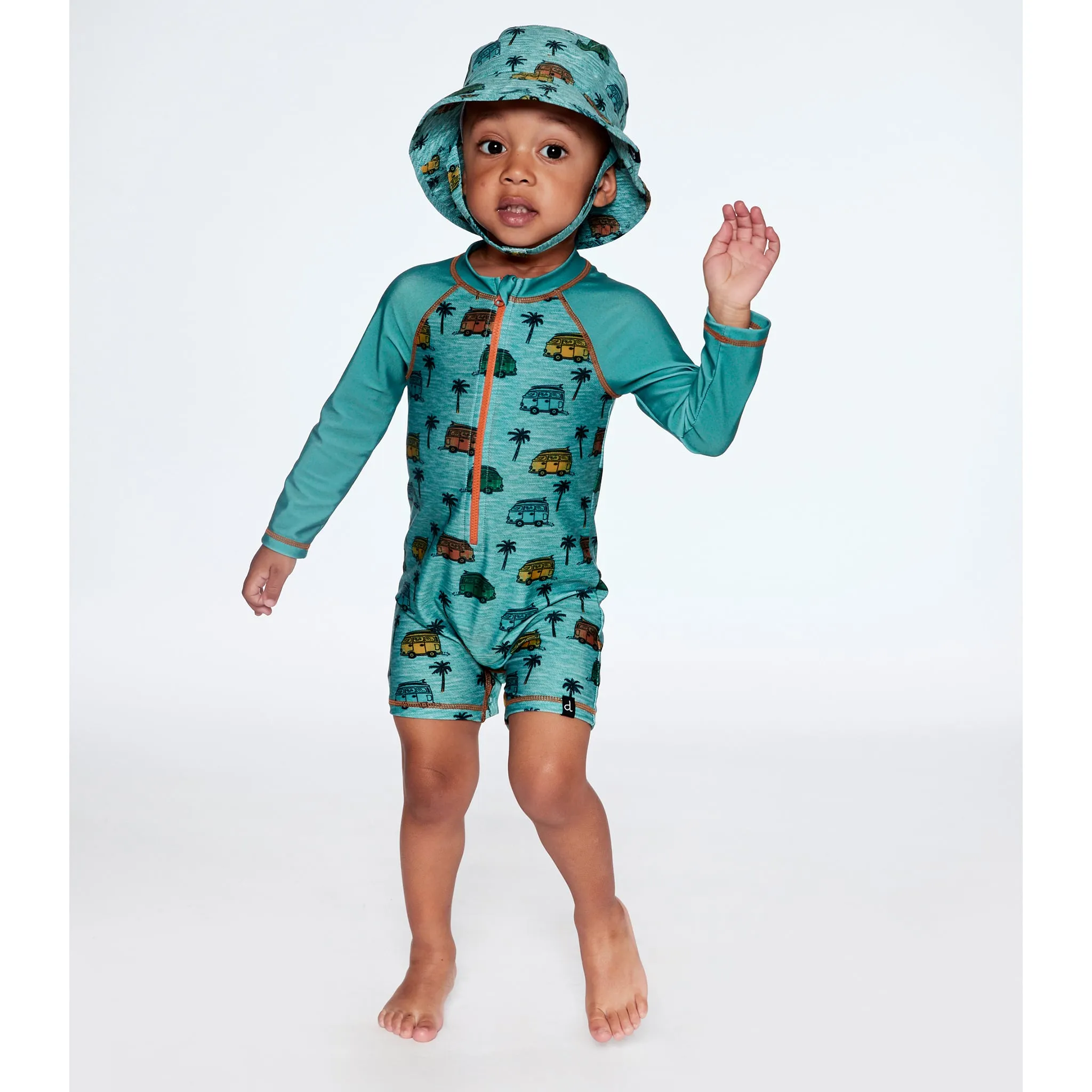Deux par Deux Maillot UV Une Pièce Caravan 2-6ans